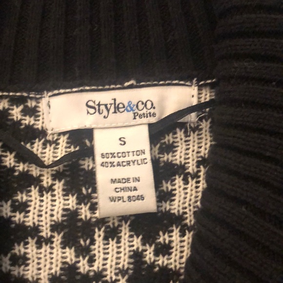 Houndstooth sweater dress / tunic - Picture 2 of 3